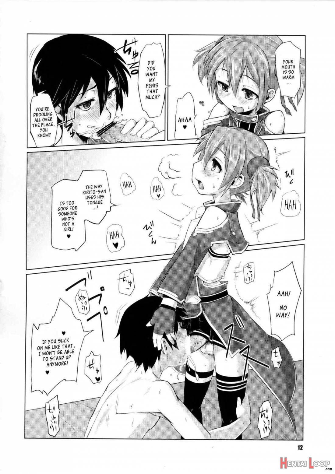 Silica-chan ni Oshiri Ijirareru Hon page 11
