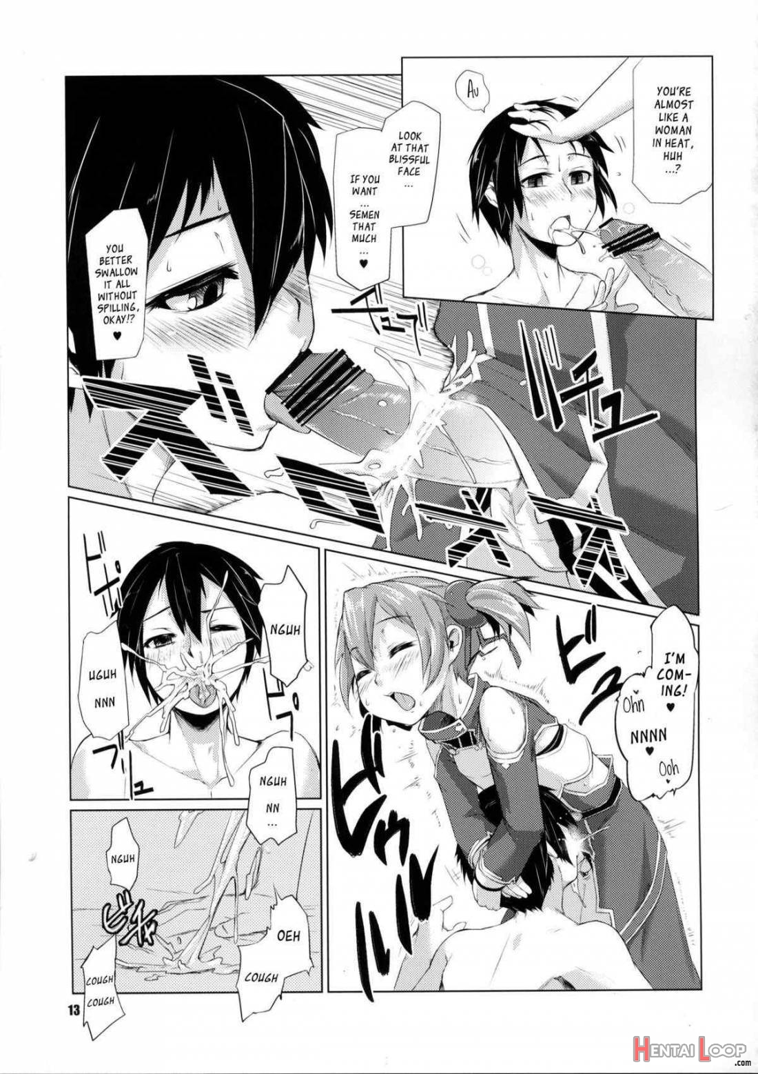 Silica-chan ni Oshiri Ijirareru Hon page 12