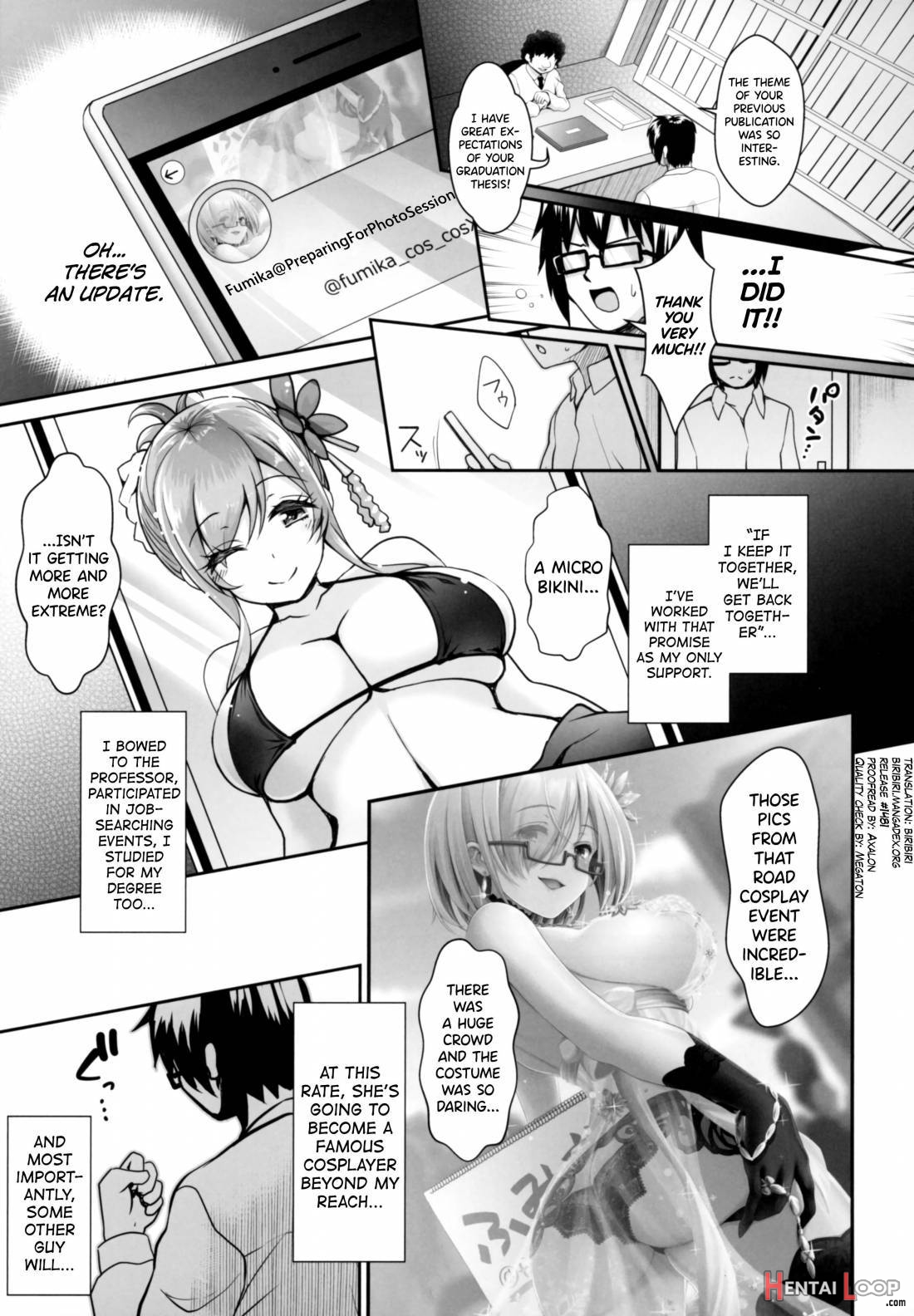 SNS de Gokujou H-cup Nagachichi o Kakusan Suru Geneki Joshidaisei Cosplayer page 2