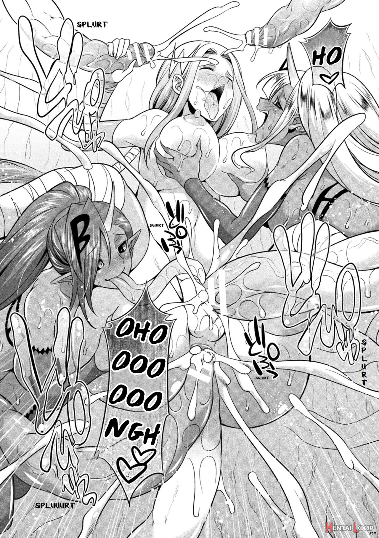 Special Duty Squadron Colorful Force Heroines Of Justice Vs The Tentacle Queen! The Great Battle Of Futa Training!? page 113
