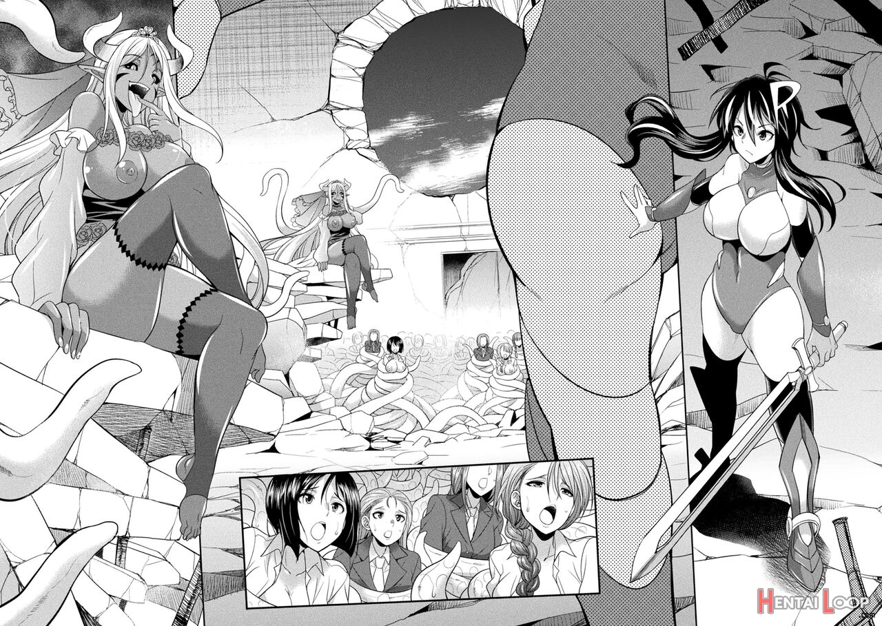 Special Duty Squadron Colorful Force Heroines Of Justice Vs The Tentacle Queen! The Great Battle Of Futa Training!? page 132