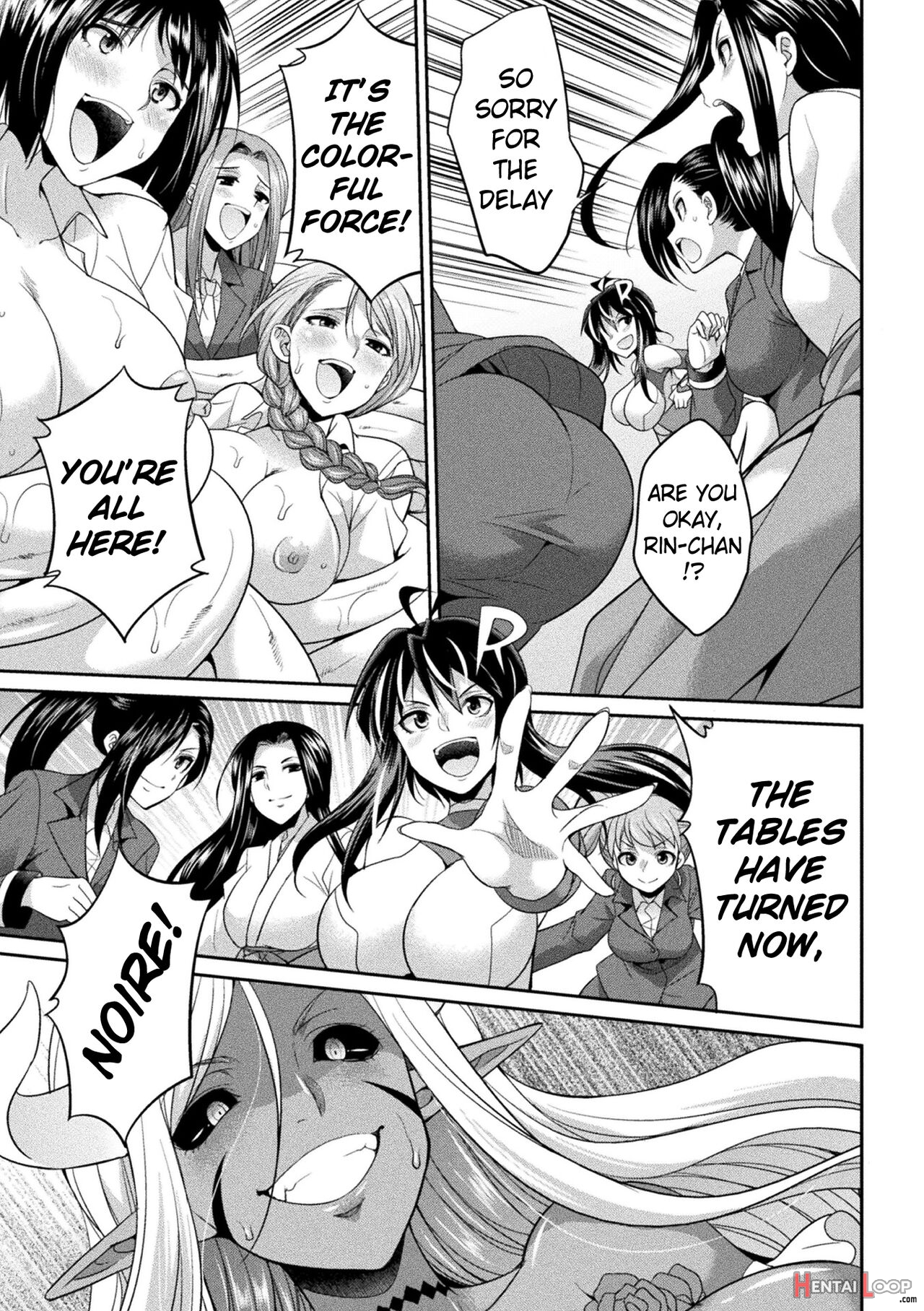 Special Duty Squadron Colorful Force Heroines Of Justice Vs The Tentacle Queen! The Great Battle Of Futa Training!? page 138