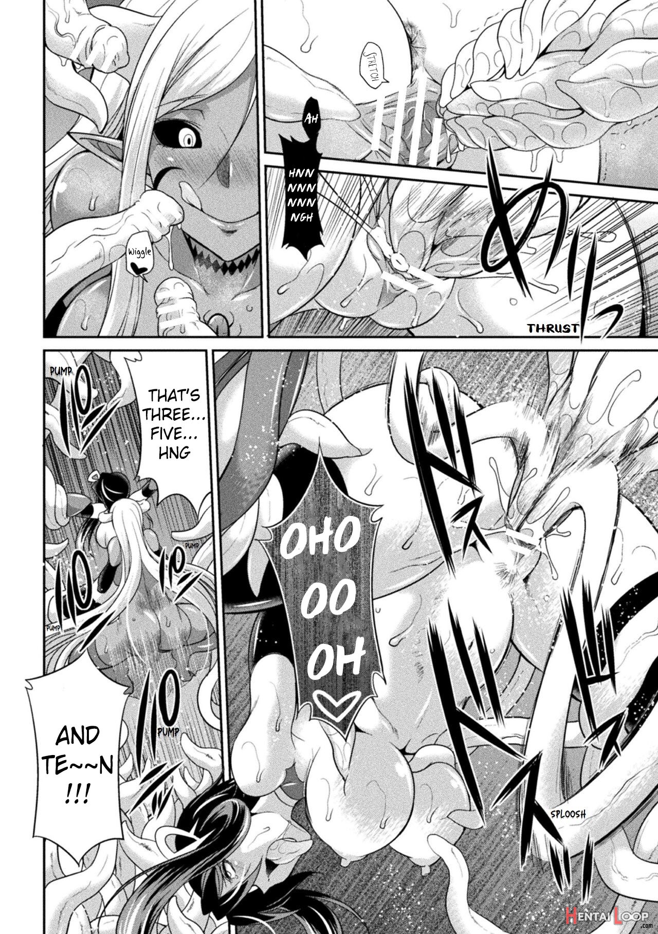 Special Duty Squadron Colorful Force Heroines Of Justice Vs The Tentacle Queen! The Great Battle Of Futa Training!? page 24