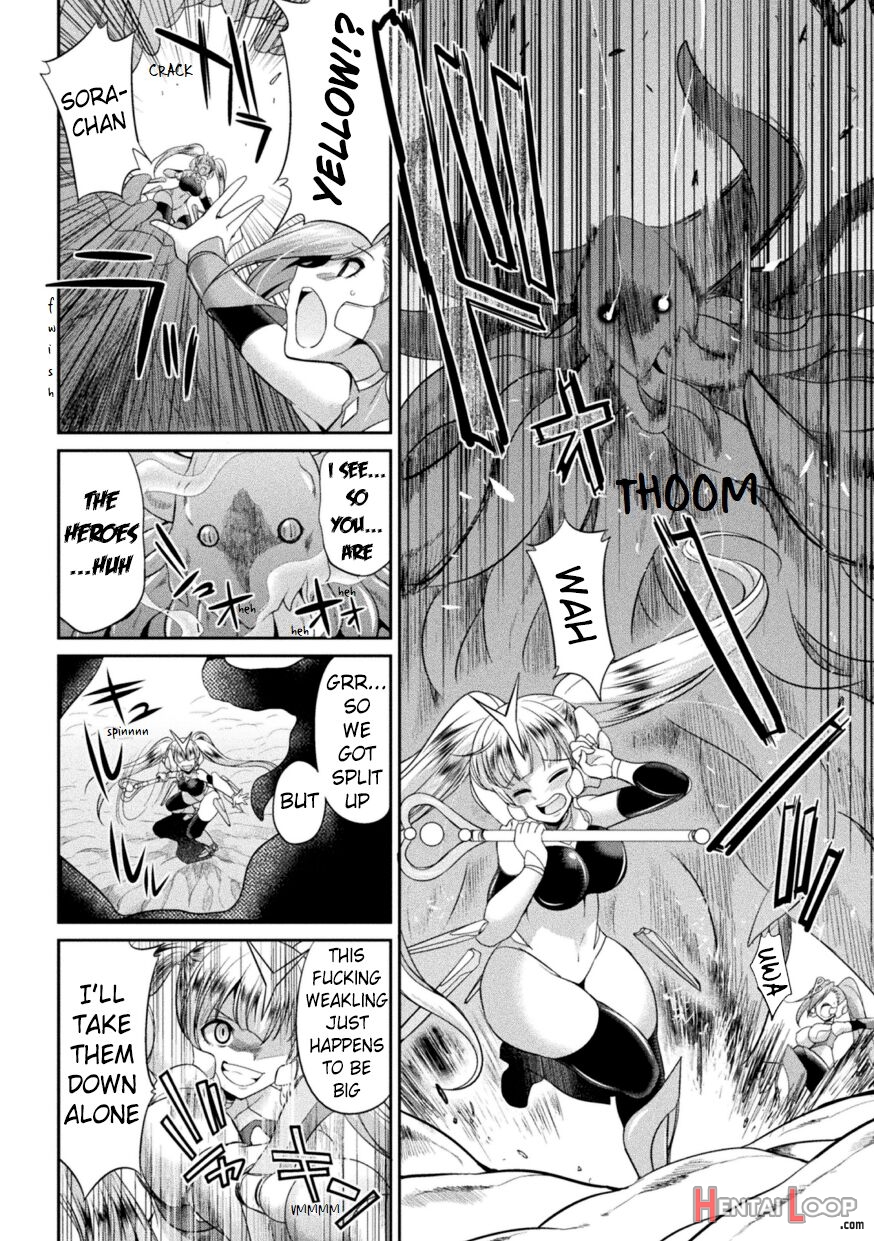 Special Duty Squadron Colorful Force Heroines Of Justice Vs The Tentacle Queen! The Great Battle Of Futa Training!? page 64