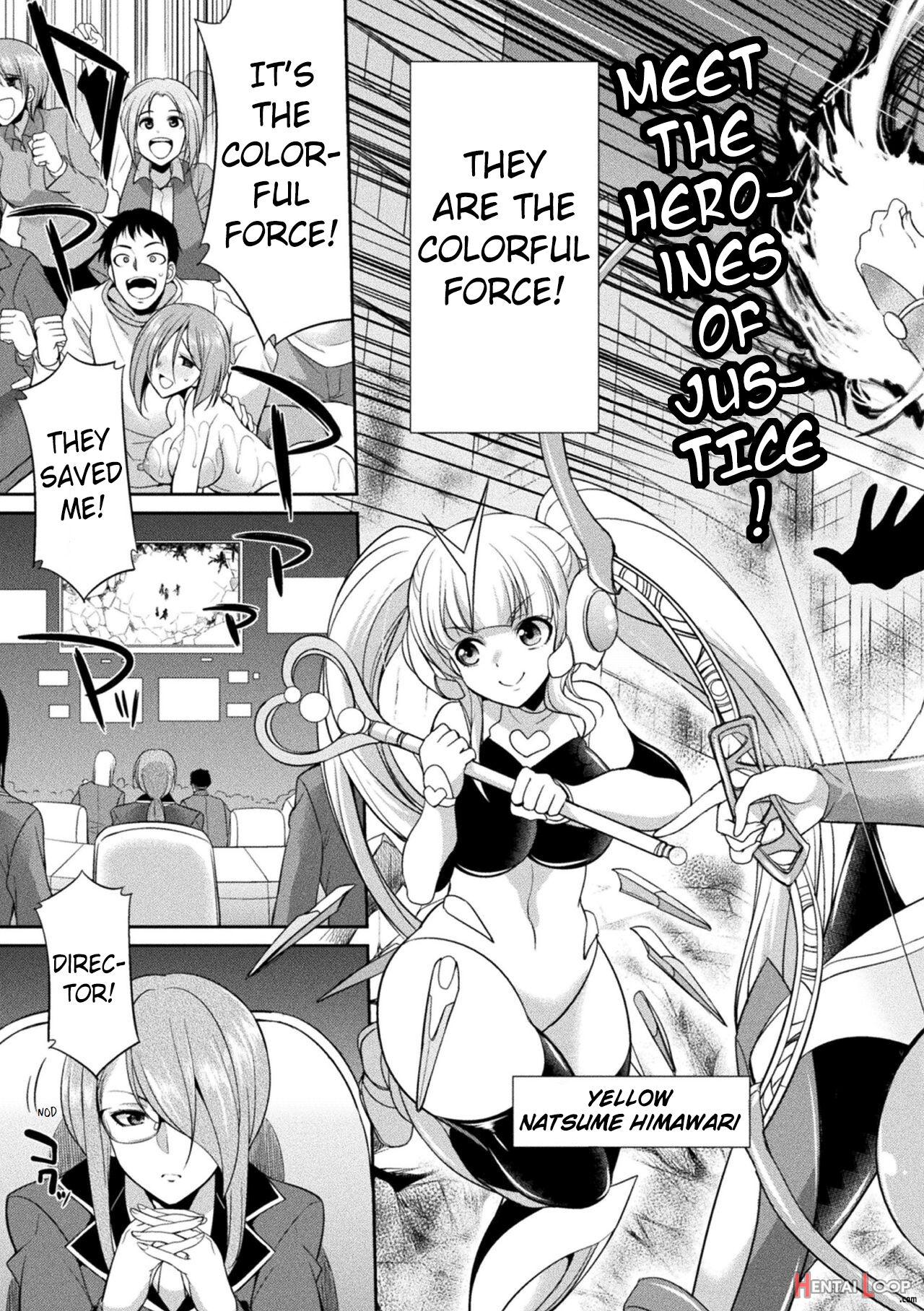 Special Duty Squadron Colorful Force Heroines Of Justice Vs The Tentacle Queen! The Great Battle Of Futa Training!? page 7