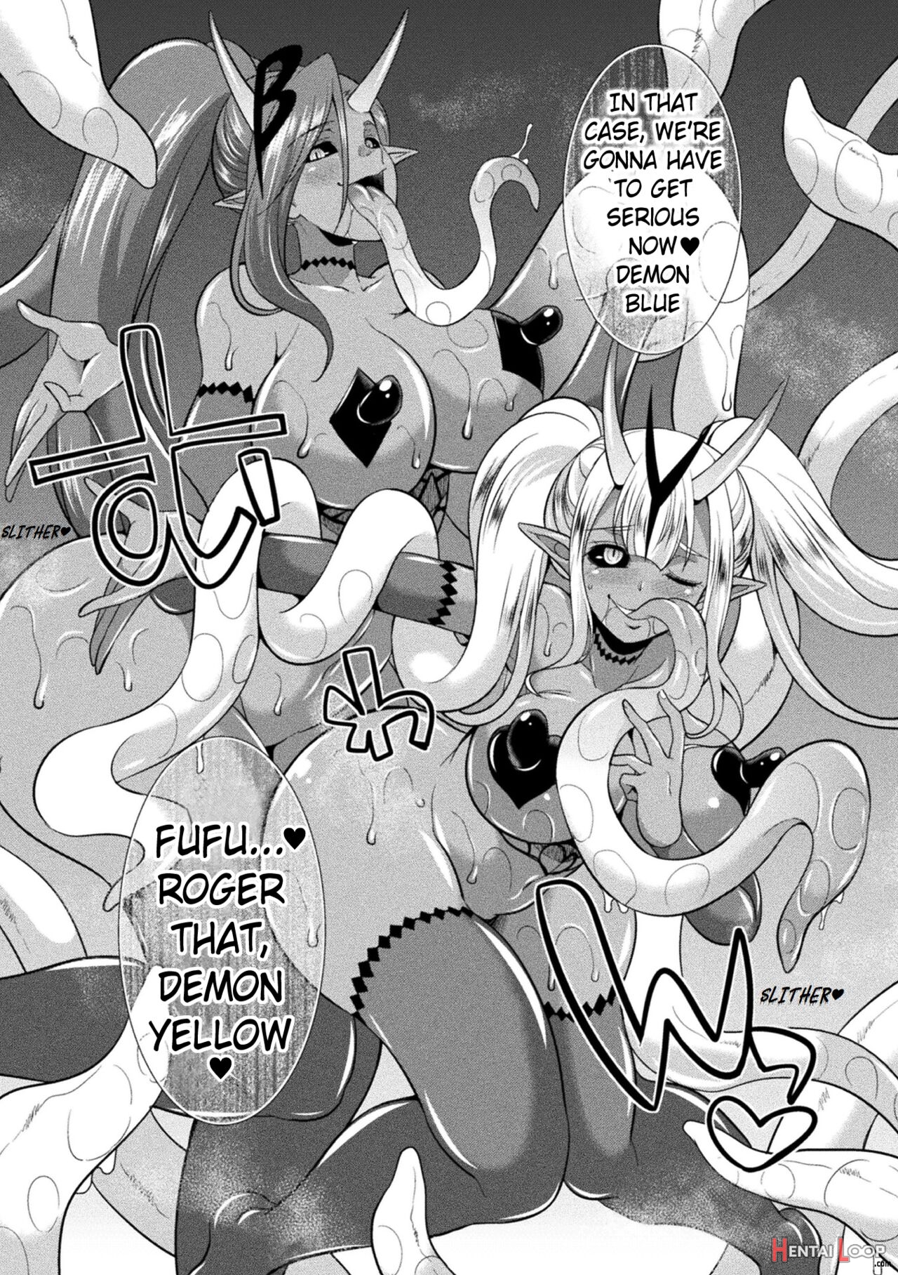 Special Duty Squadron Colorful Force Heroines Of Justice Vs The Tentacle Queen! The Great Battle Of Futa Training!? page 95