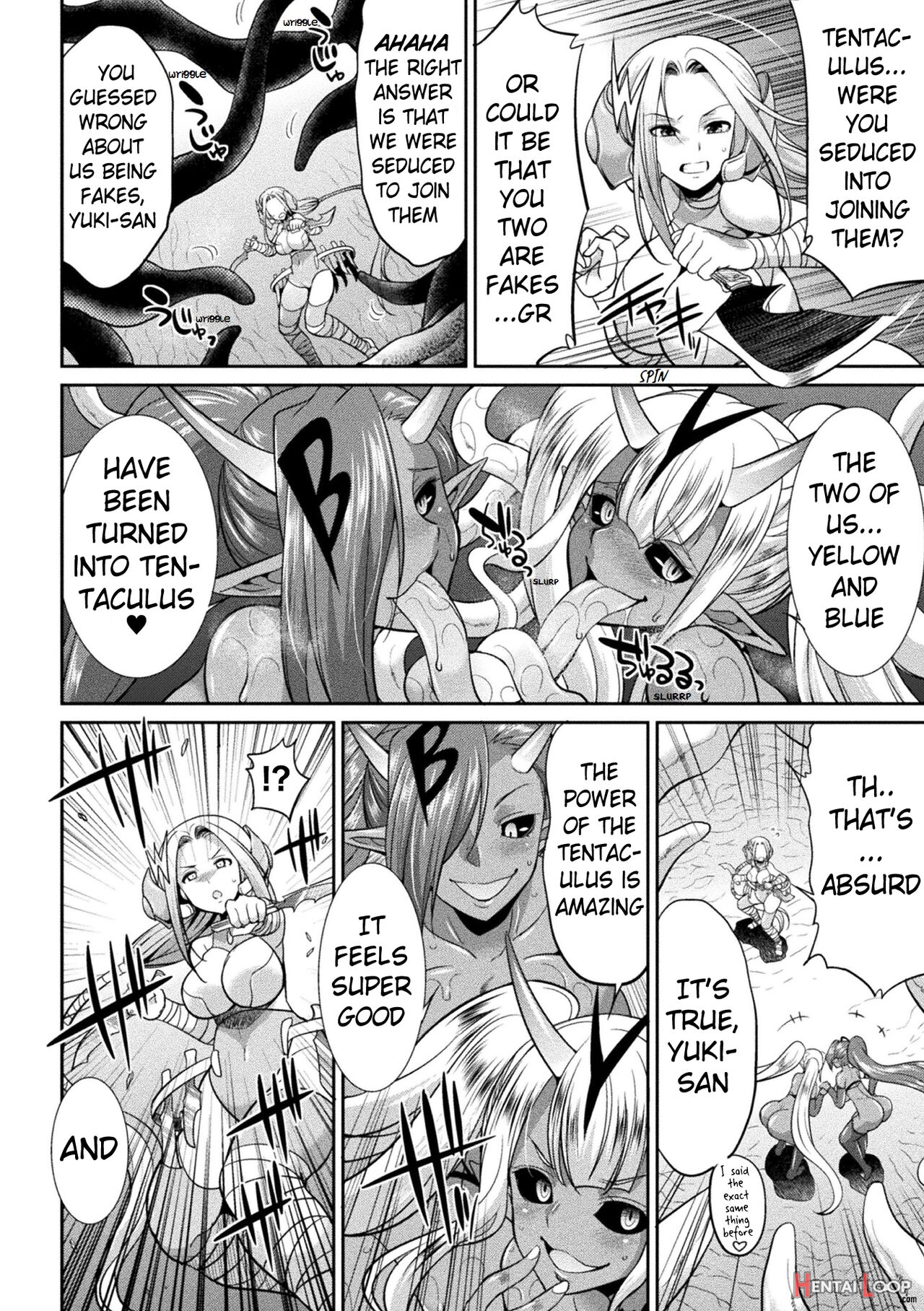 Special Duty Squadron Colorful Force Heroines Of Justice Vs The Tentacle Queen! The Great Battle Of Futa Training!? page 96