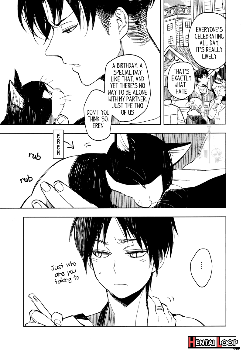 The Black And White Cat And Levi-san page 7