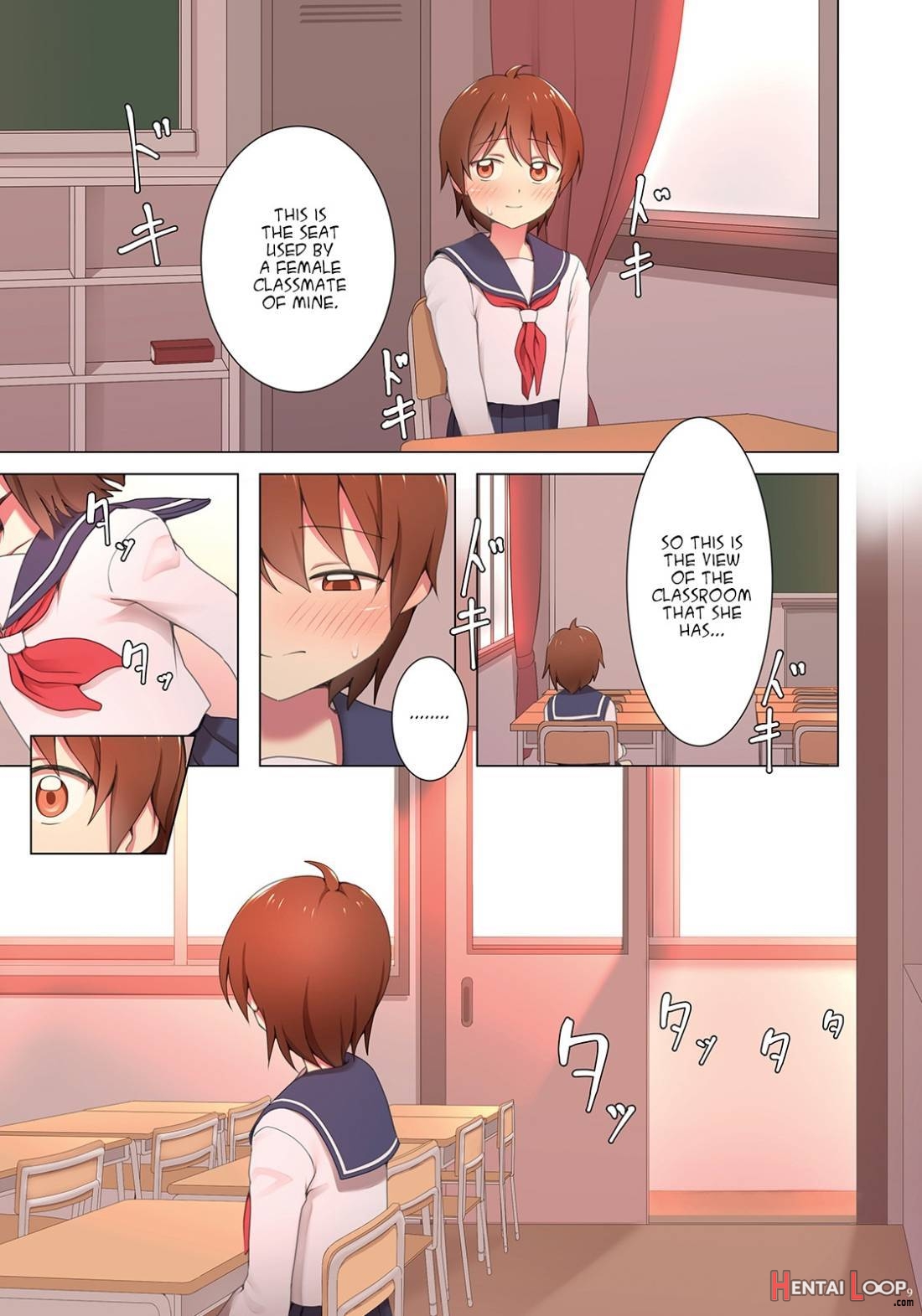 The Crossdressing Adventure in the School Building at Sunset page 9