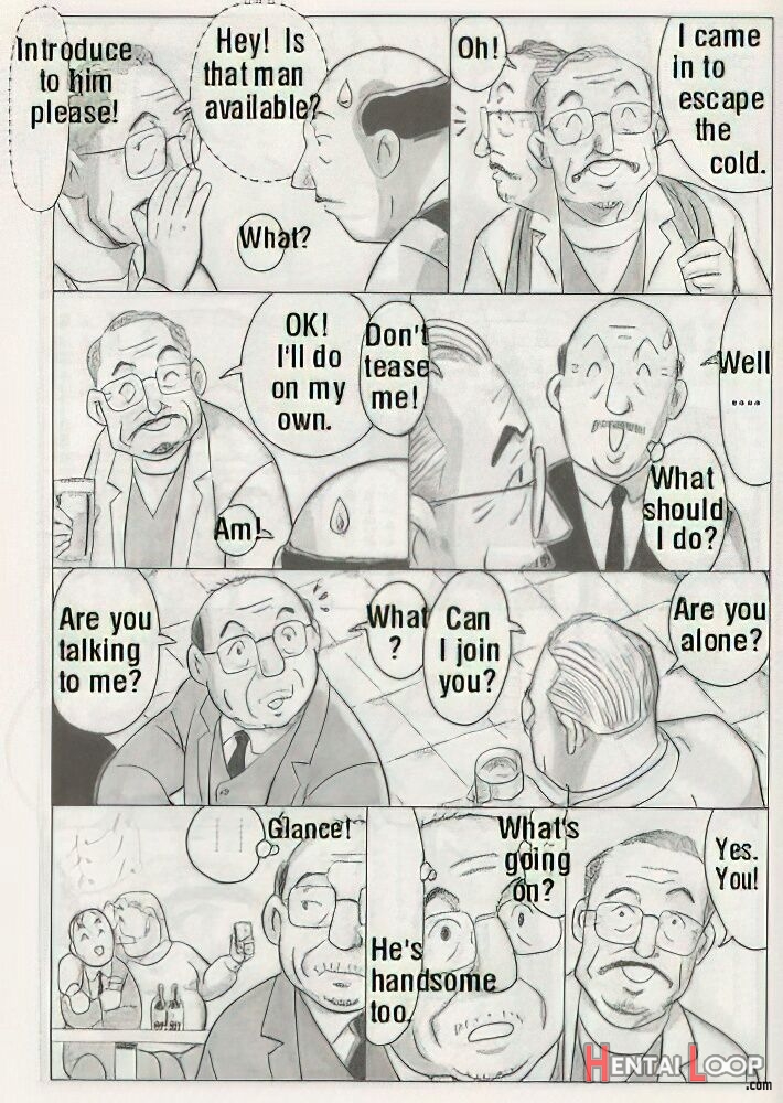 The Middle-aged Men Comics - From Japanese Magazine page 342