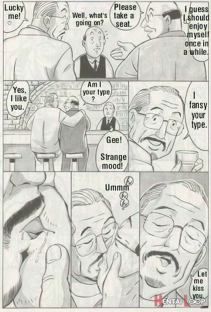 The Middle-aged Men Comics - From Japanese Magazine page 343