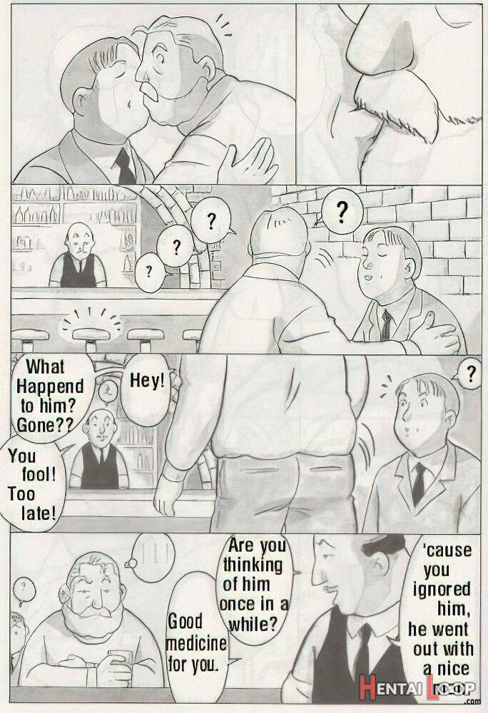 The Middle-aged Men Comics - From Japanese Magazine page 344