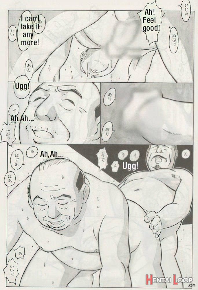 The Middle-aged Men Comics - From Japanese Magazine page 348