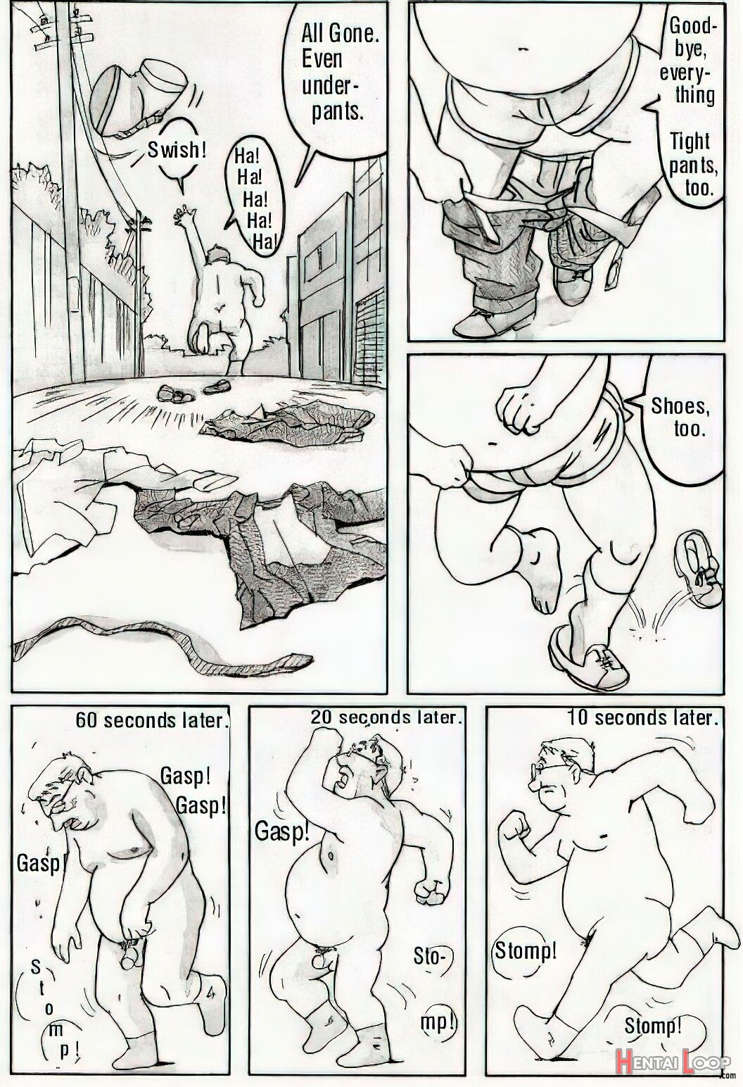 The Middle-aged Men Comics - From Japanese Magazine page 43