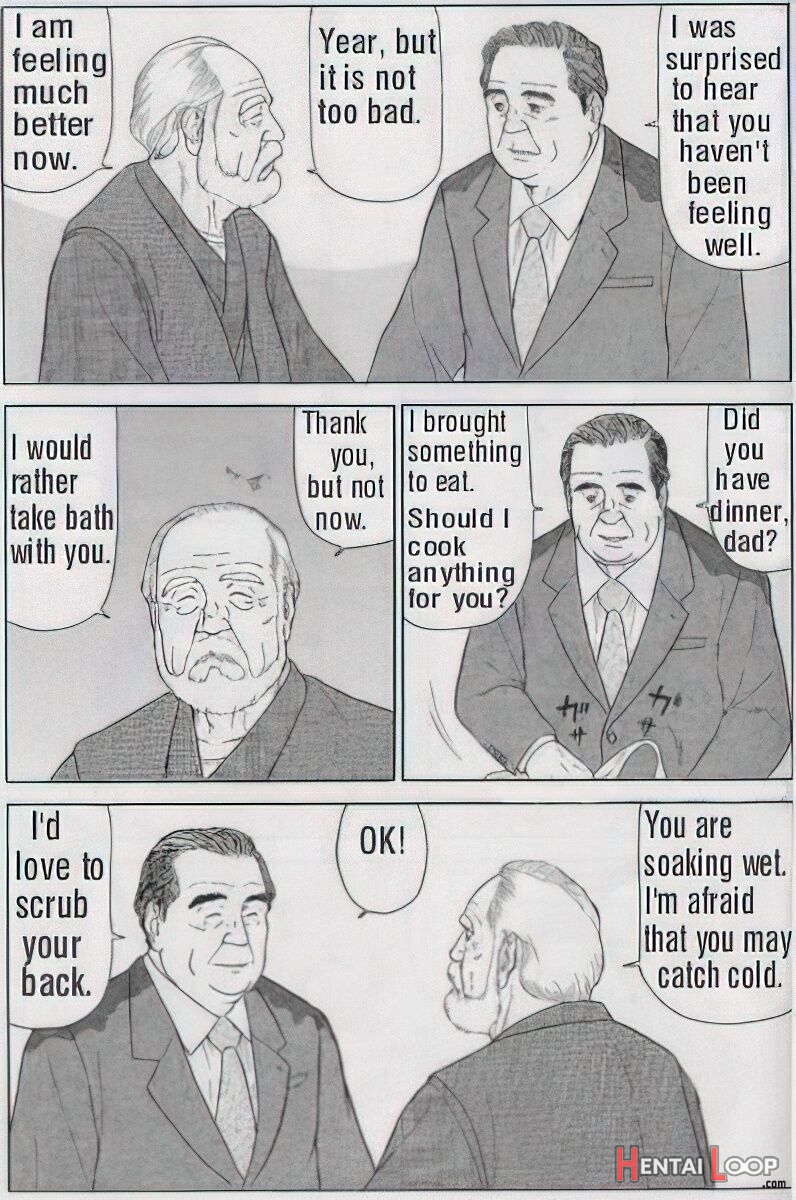 The Middle-aged Men Comics - From Japanese Magazine page 483