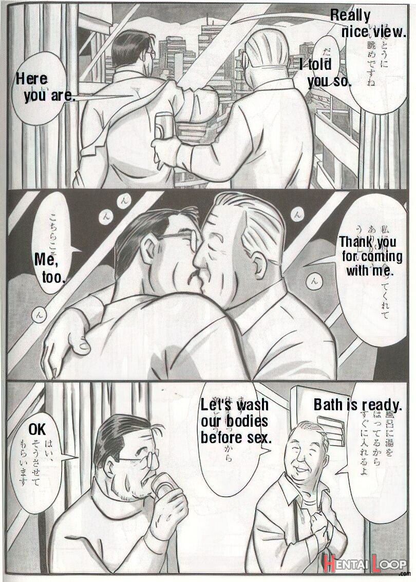 The Middle-aged Men Comics - From Japanese Magazine page 500