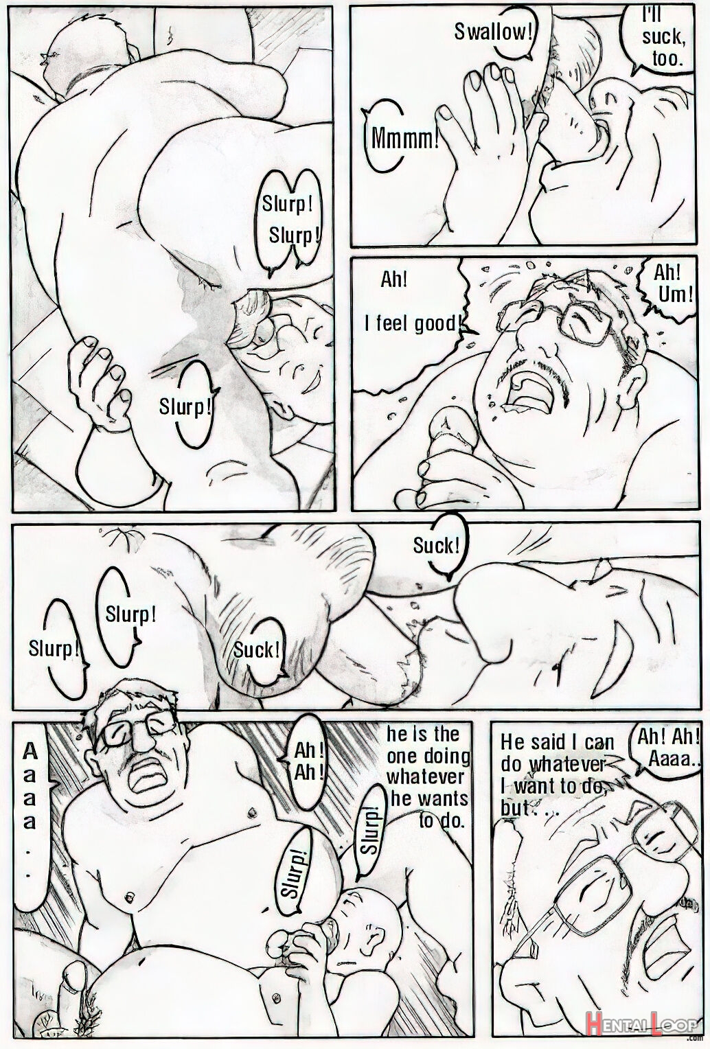 The Middle-aged Men Comics - From Japanese Magazine page 51