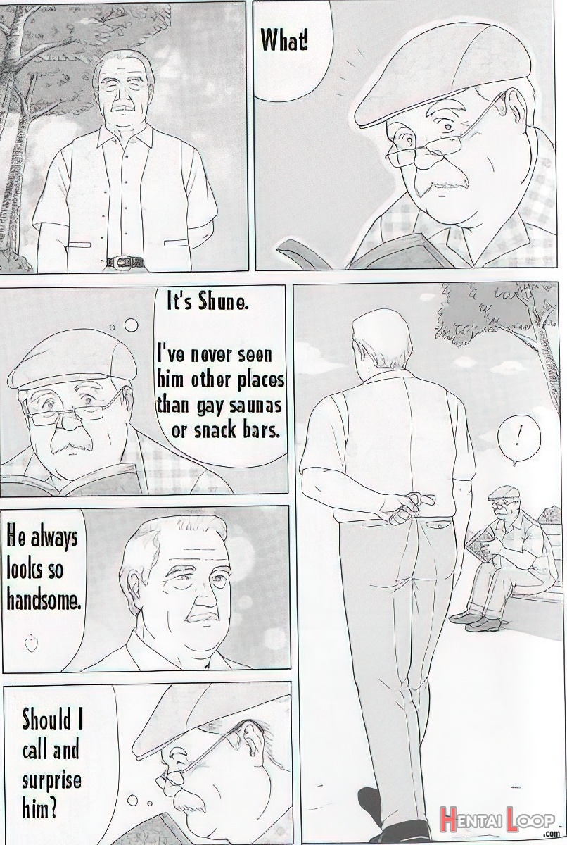 The Middle-aged Men Comics - From Japanese Magazine page 72