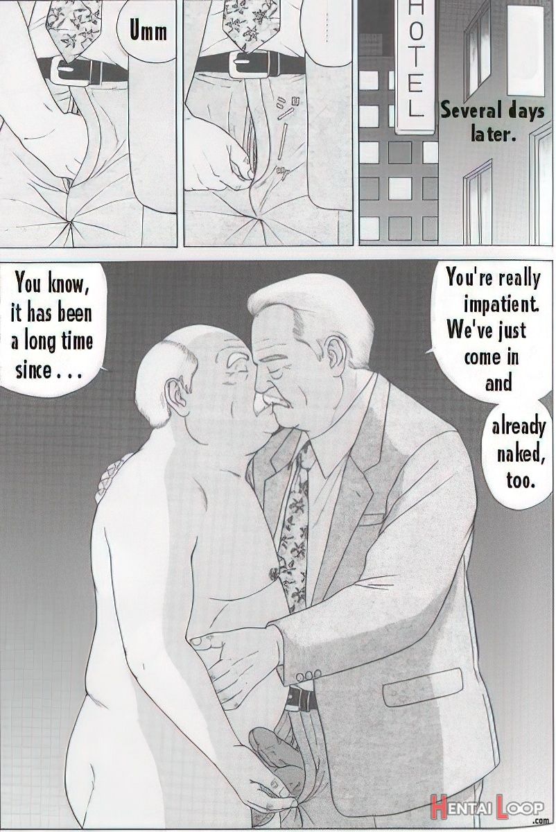 The Middle-aged Men Comics - From Japanese Magazine page 74