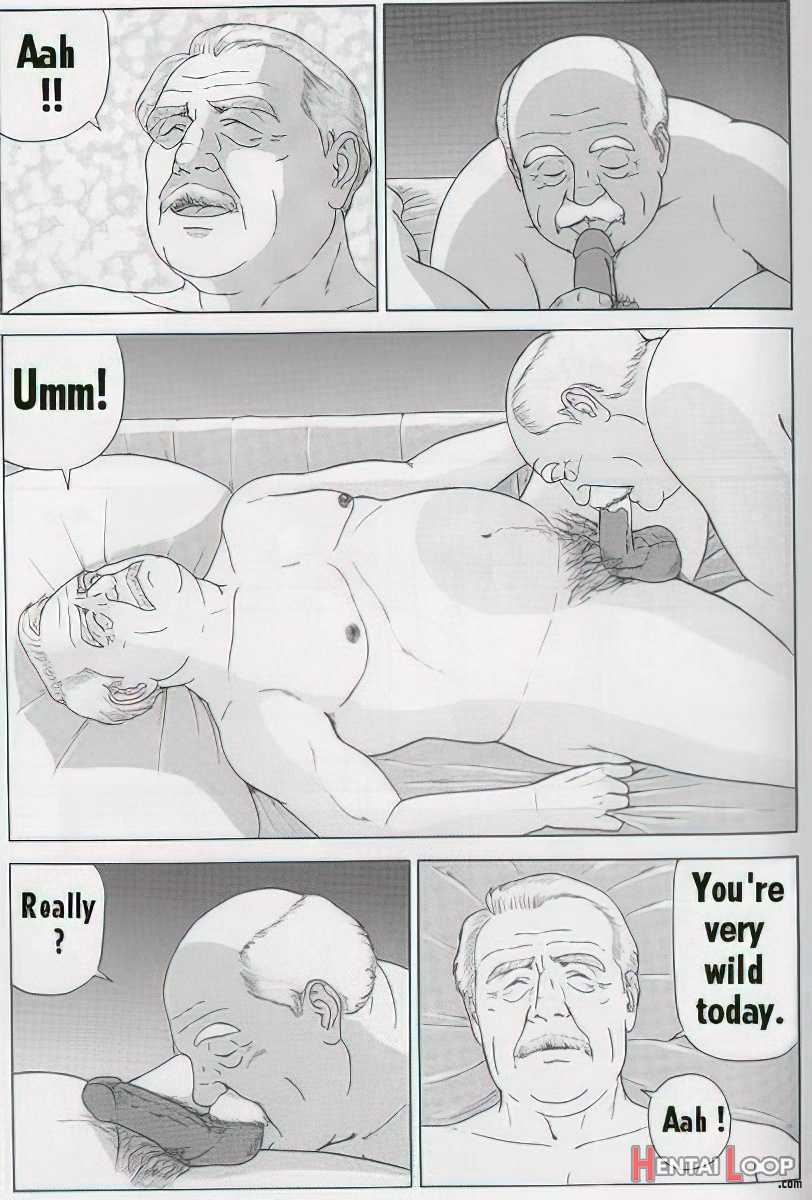 The Middle-aged Men Comics - From Japanese Magazine page 76