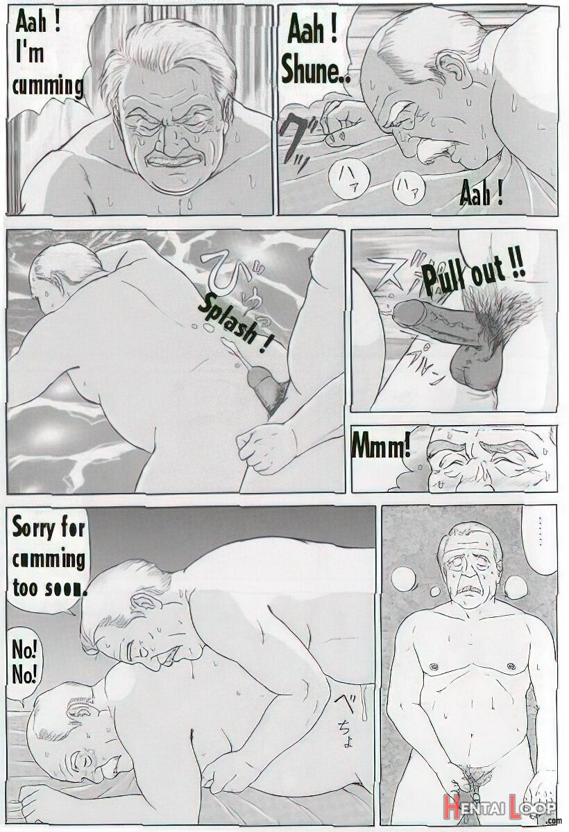 The Middle-aged Men Comics - From Japanese Magazine page 80