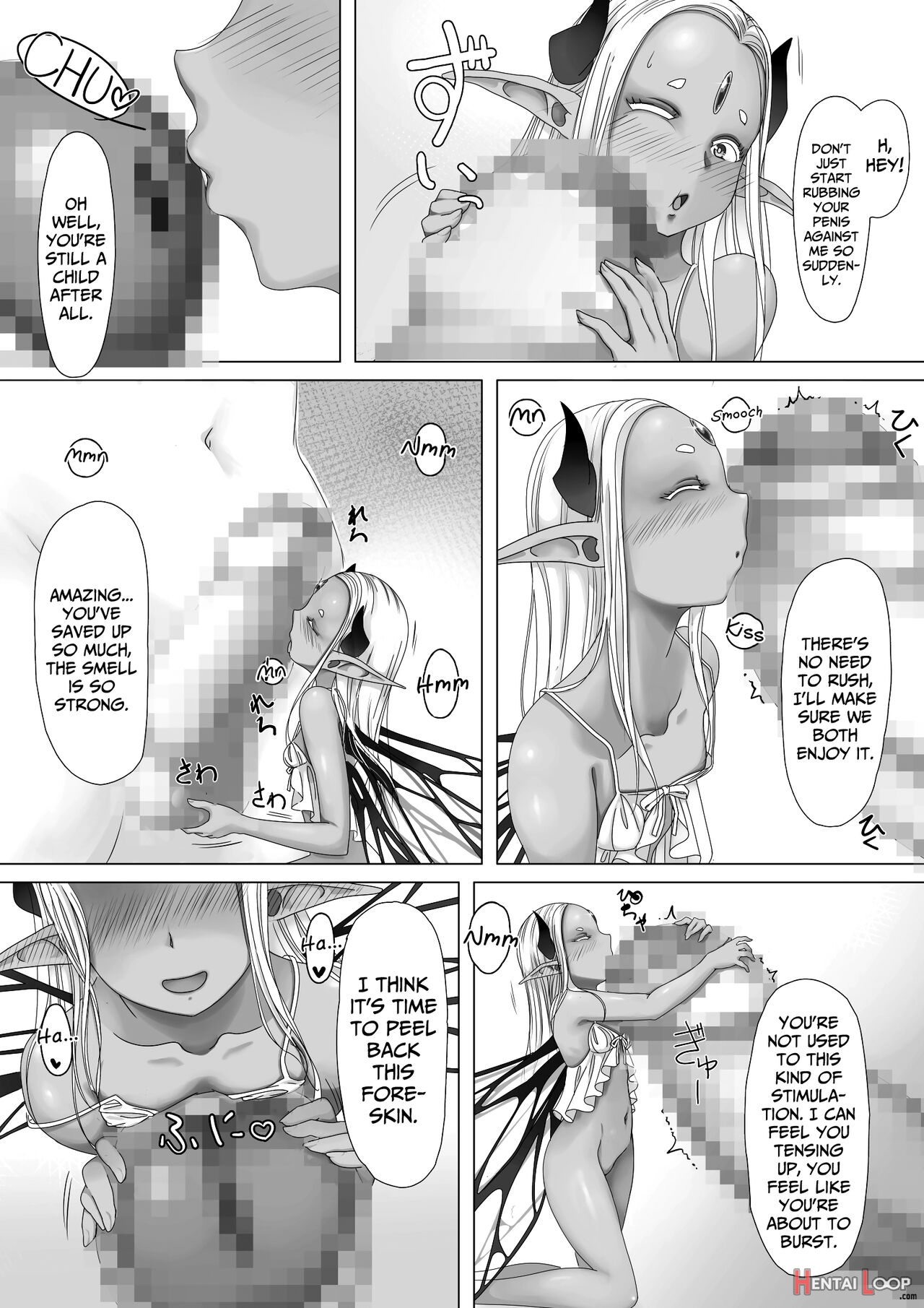 the Story Of A Fairy Mother Mating With Her Son Until She's Pregnant With His Child page 8
