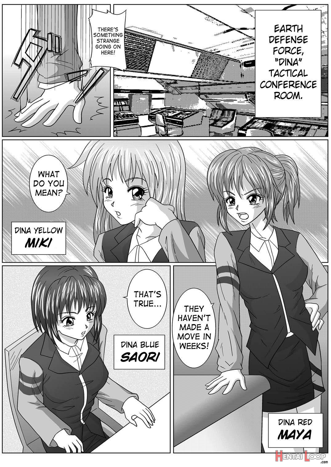 Tokubousentai Dinaranger ~Heroine Kairaku Sennou Keikaku~ Vol. 01 page 6