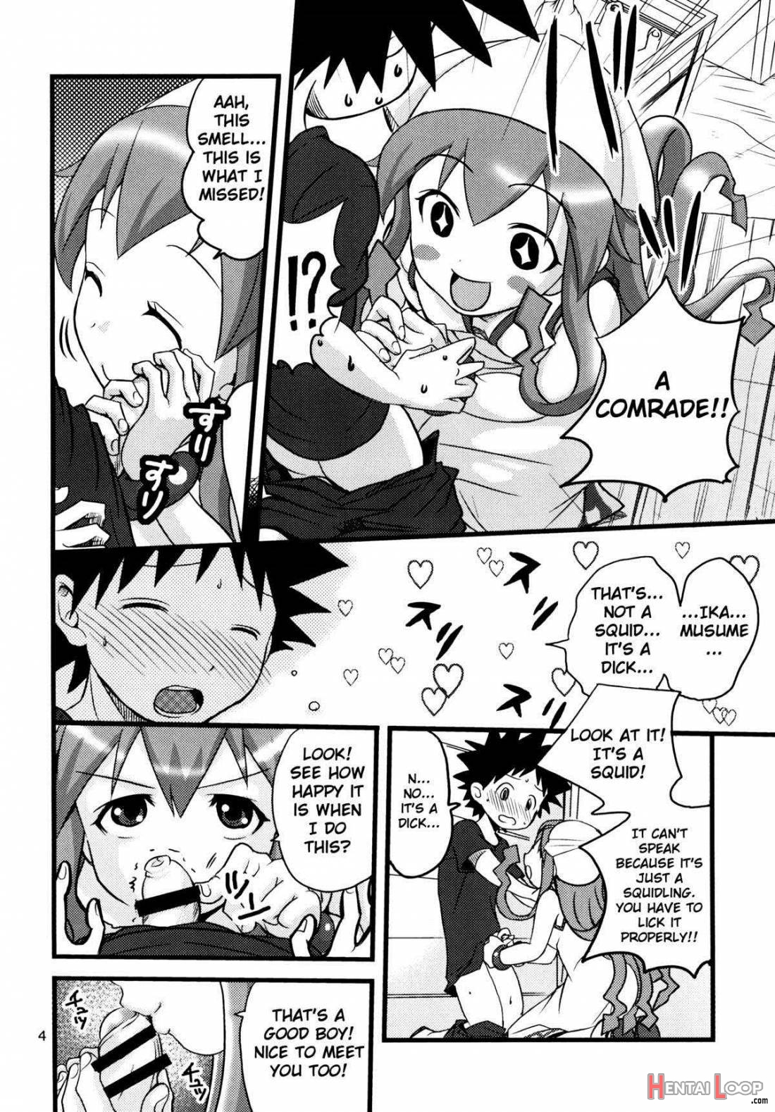 Totsugeki! Tonari no Ika Musume!! page 3