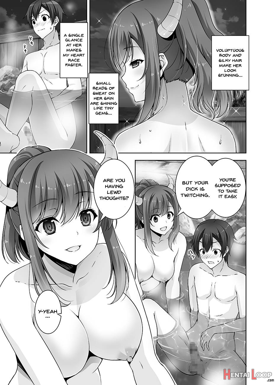 Tottemo H na Succubus Onee-chan to Onsen de Shippori Sex page 5