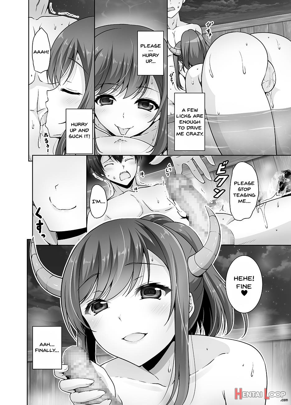 Tottemo H na Succubus Onee-chan to Onsen de Shippori Sex page 8