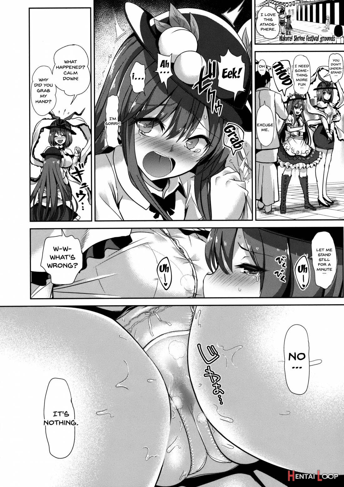 Touhou Lynch 2 Hinanai Tenshi Namaiki na Tenshi-chan ni Oshioki page 17