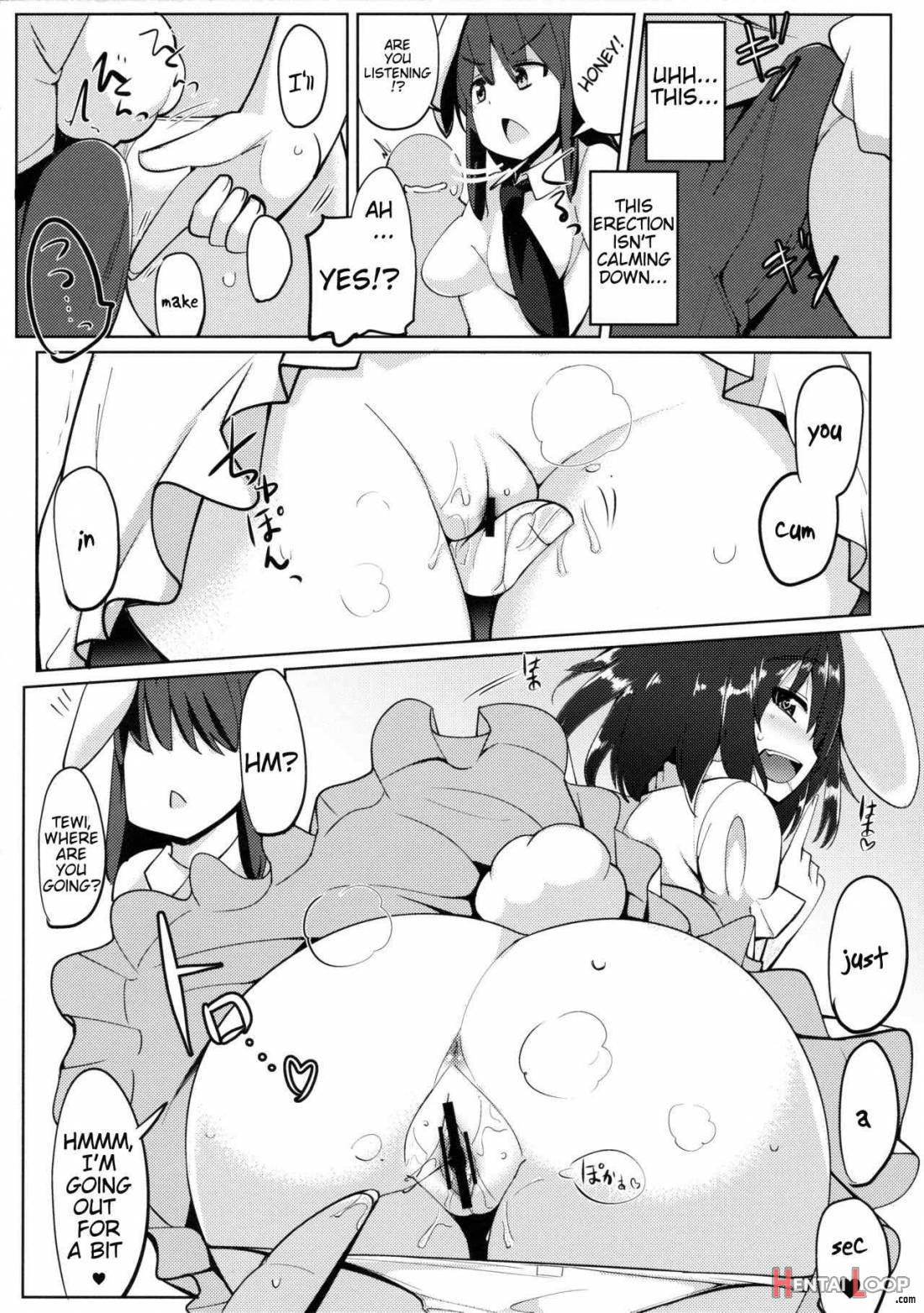 Uwaki Shite Tewi-chan to Sex Shita (3 Kai Me) page 10