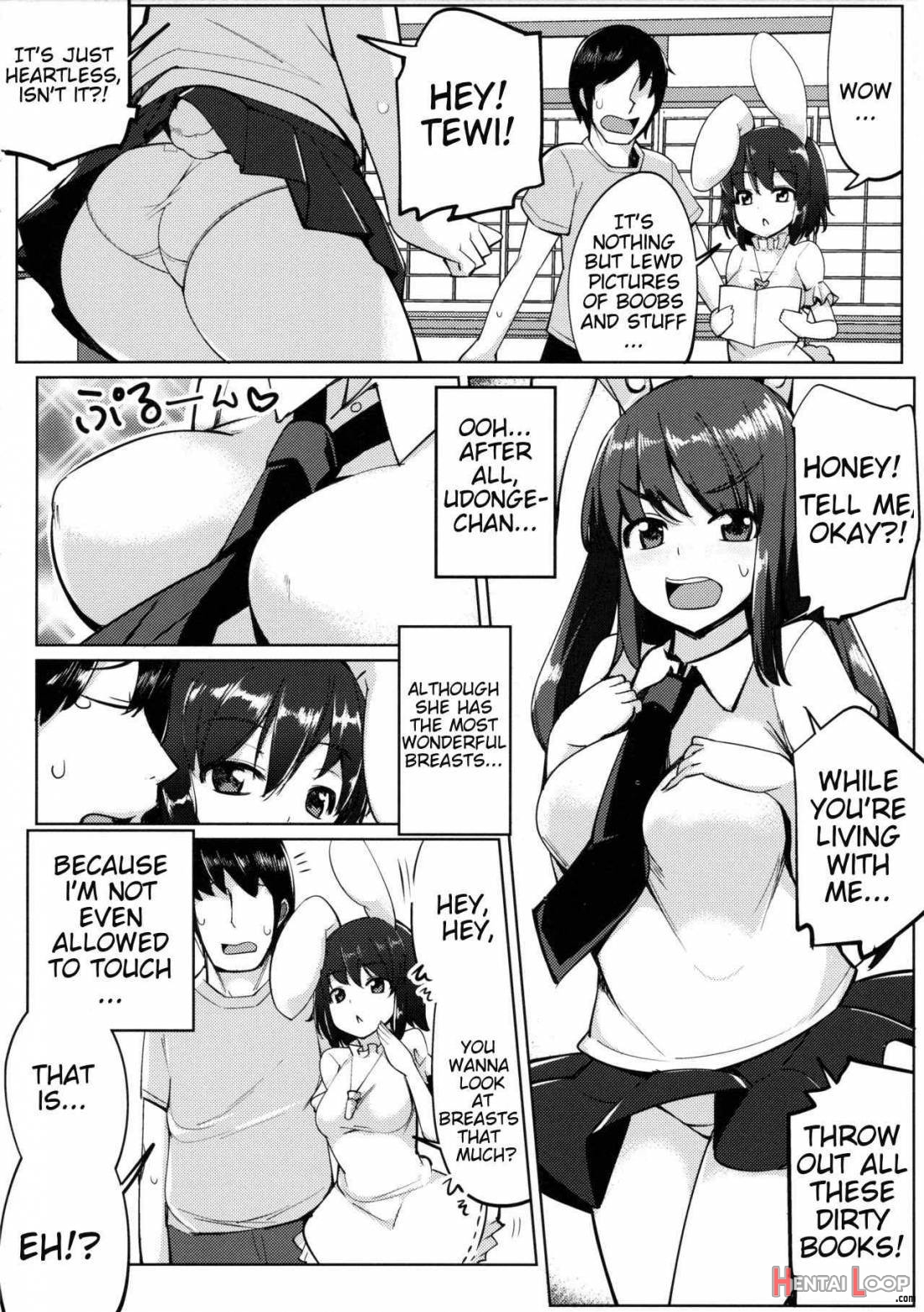 Uwaki Shite Tewi-chan to Sex Shita (3 Kai Me) page 4