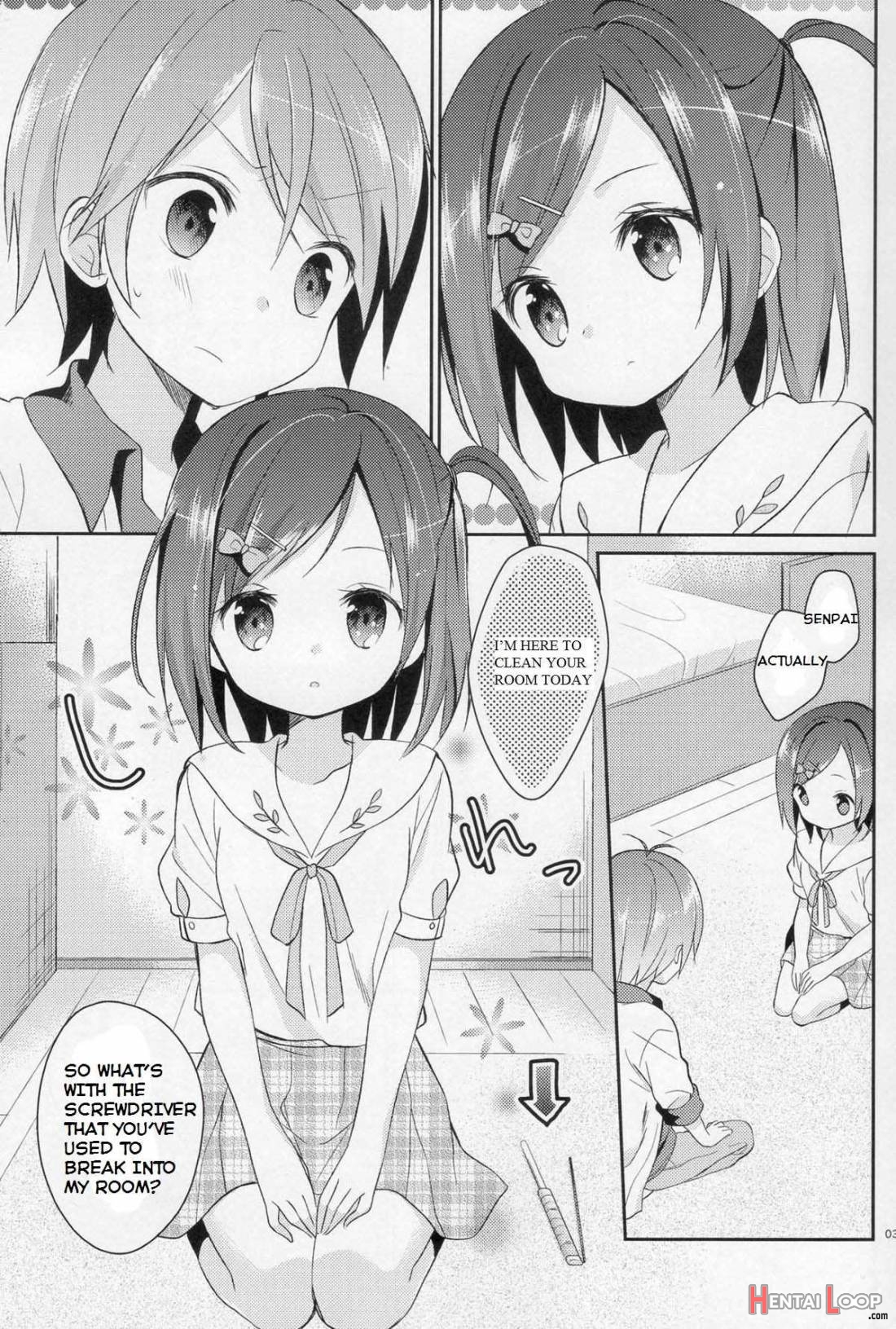 Wareware wa Tadashii Kyonyuu yori mo, Aji no Aru Hinnyuu ga Suki nanoda. Sekai no Naniyori Hikaeme na Mune no Onnanoko wo Aishiteiru. page 2