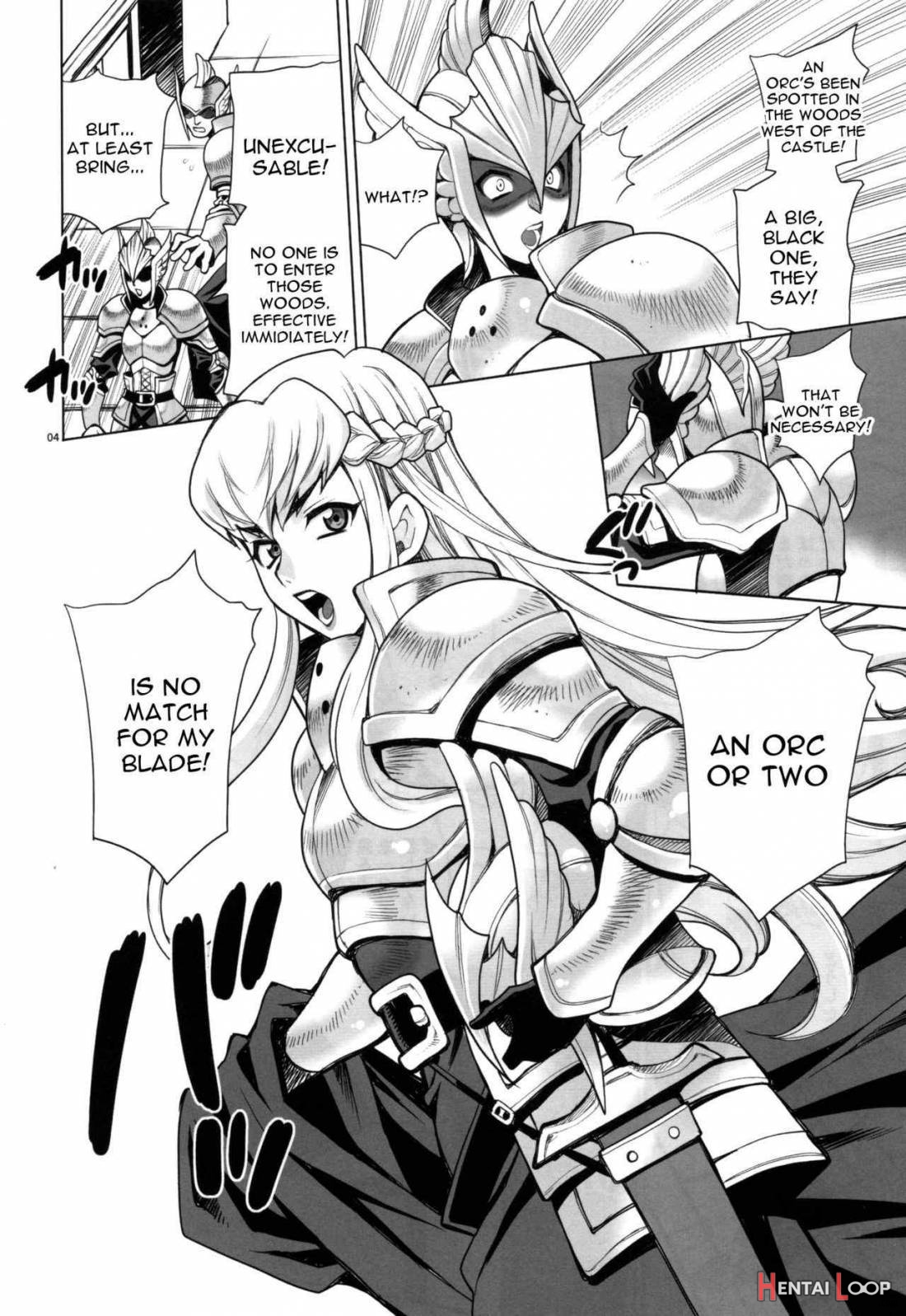 Yukiyanagi no Hon 37 Buta to Onnakishi – Lady knight in love with Orc page 3