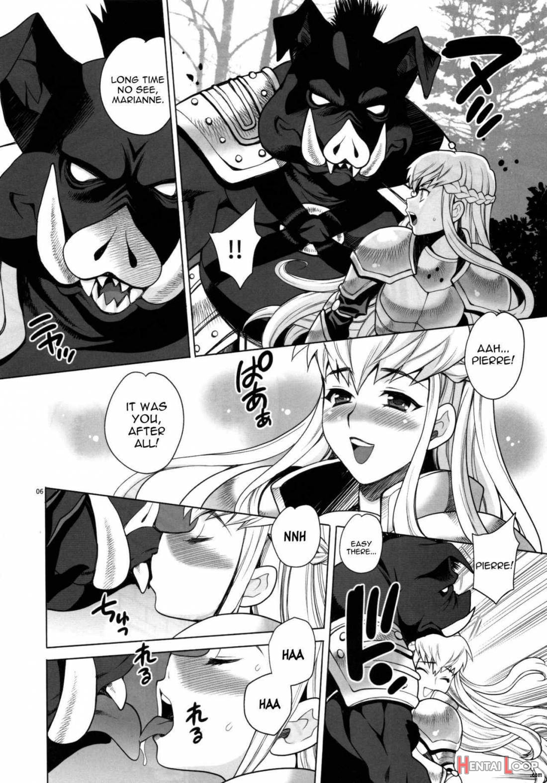 Yukiyanagi no Hon 37 Buta to Onnakishi – Lady knight in love with Orc page 5