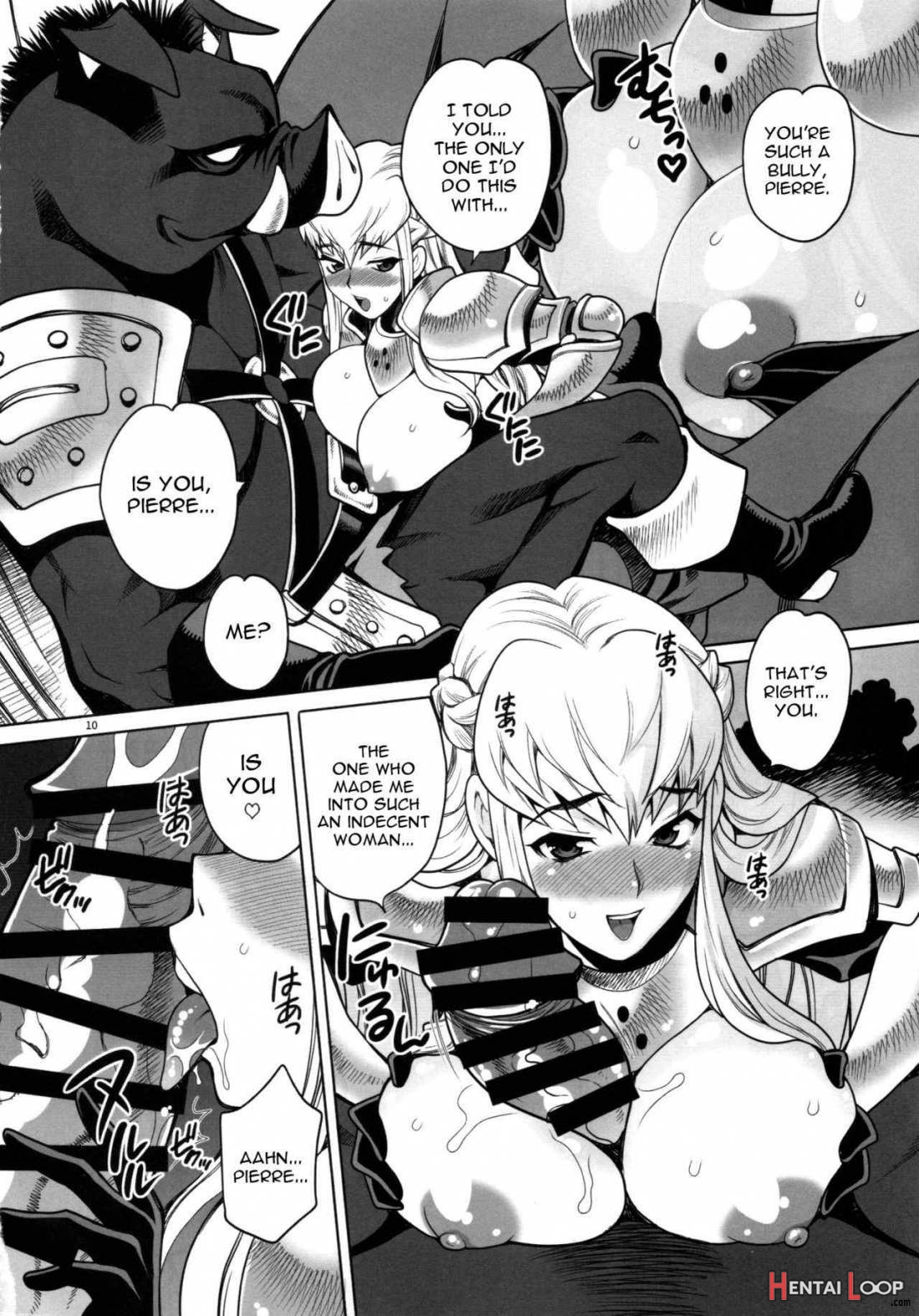 Yukiyanagi no Hon 37 Buta to Onnakishi – Lady knight in love with Orc page 9