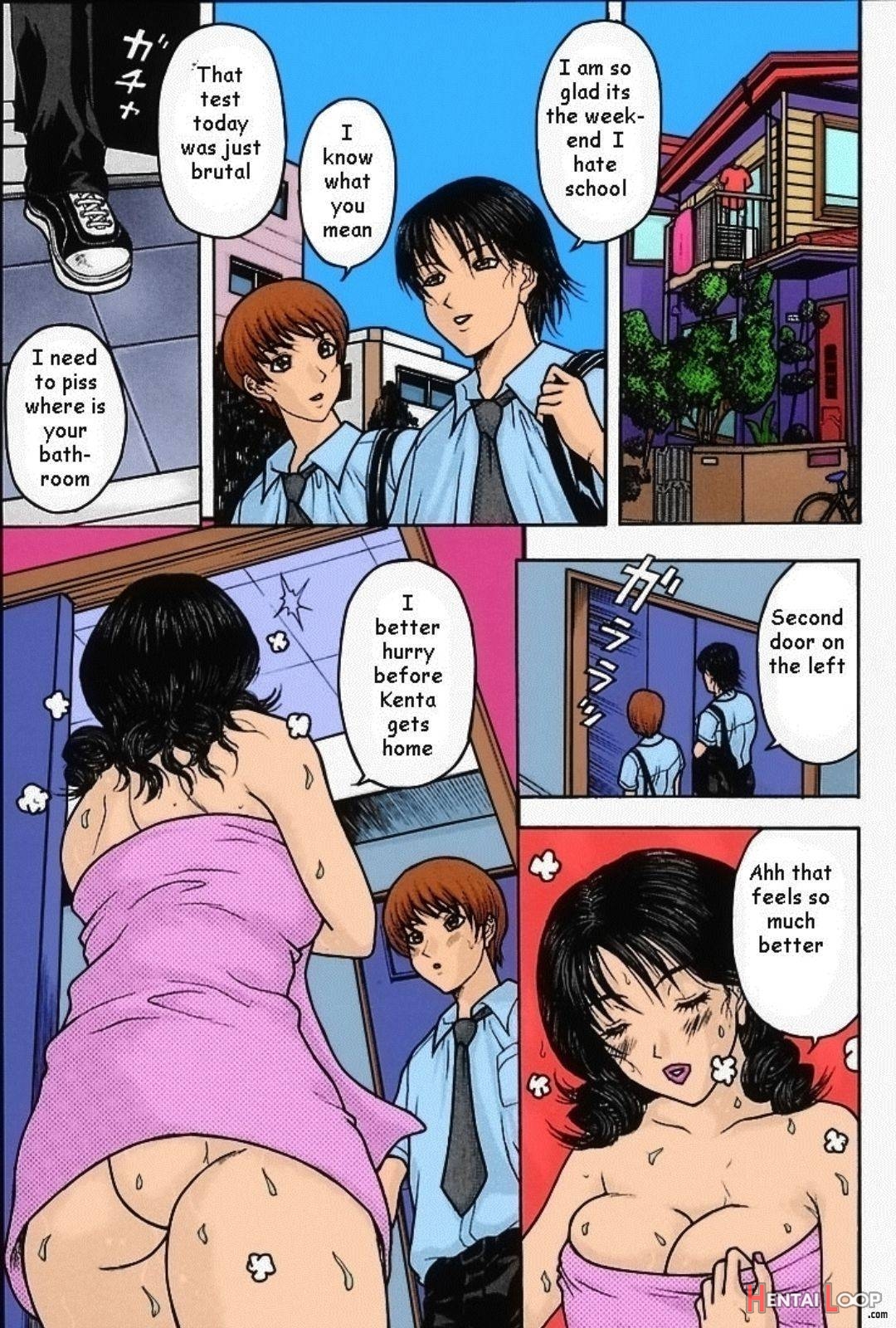 Best Friend’s Mom – Colorized page 1