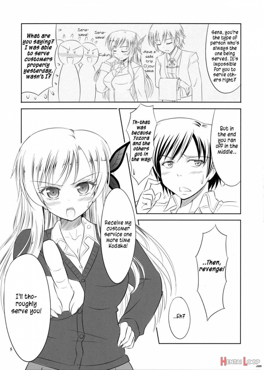 Boku wa Sena ni Gohoushi Saretai page 4