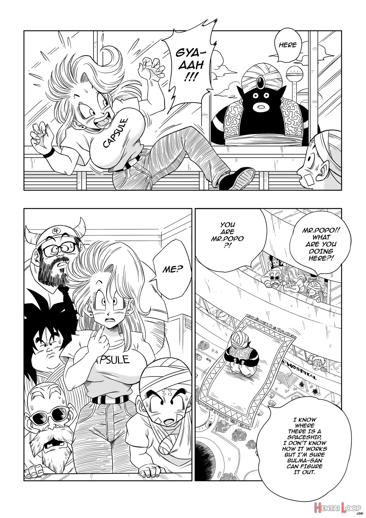 Bulma Meets Mr.popo - Sex Inside The Mysterious Spaceship! page 3