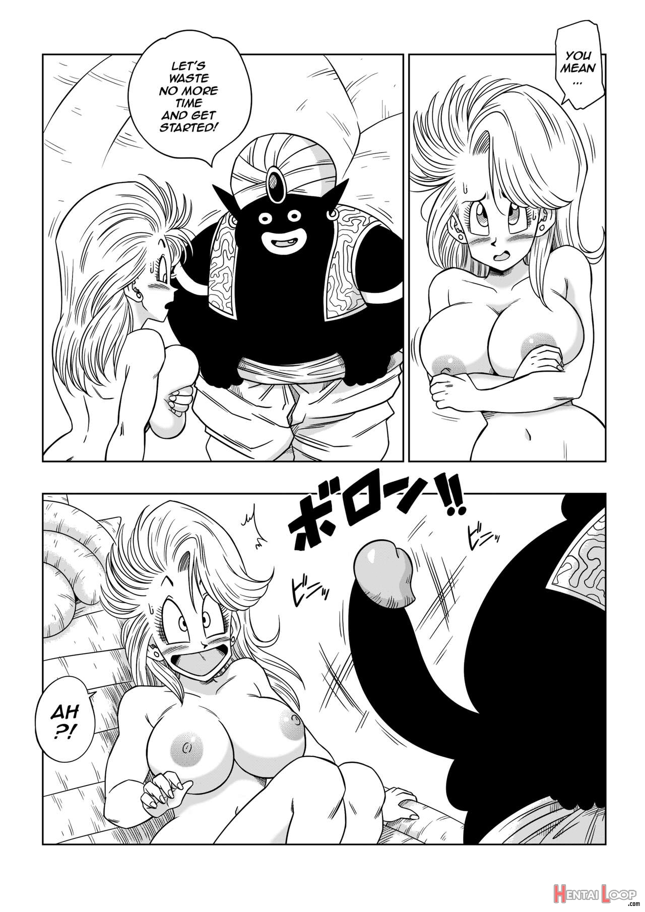 Bulma Meets Mr.popo - Sex Inside The Mysterious Spaceship! page 8