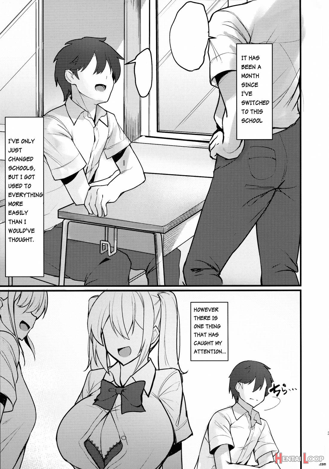 Class no Bakunyuu Gal ga Kininatte Shikatanai! page 2
