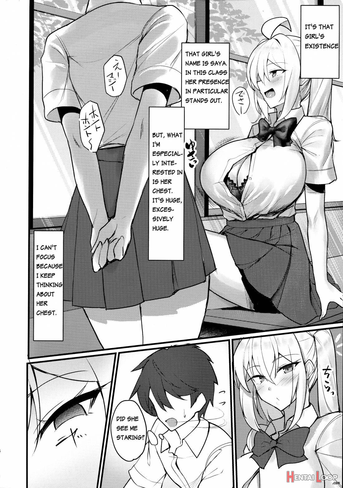 Class no Bakunyuu Gal ga Kininatte Shikatanai! page 3
