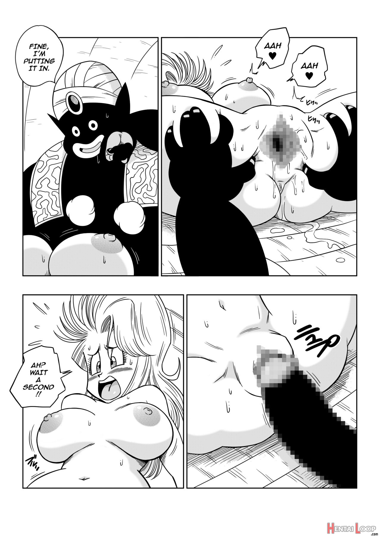 Dagon Ball - Bulma Meets Mr.popo - Sex Inside The Mysterious Spaceship! page 14