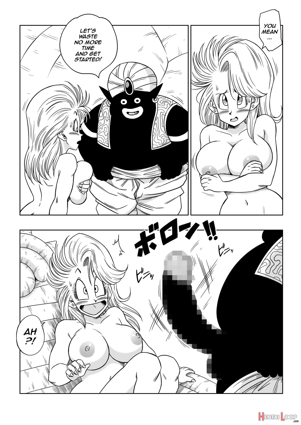 Dagon Ball - Bulma Meets Mr.popo - Sex Inside The Mysterious Spaceship! page 8