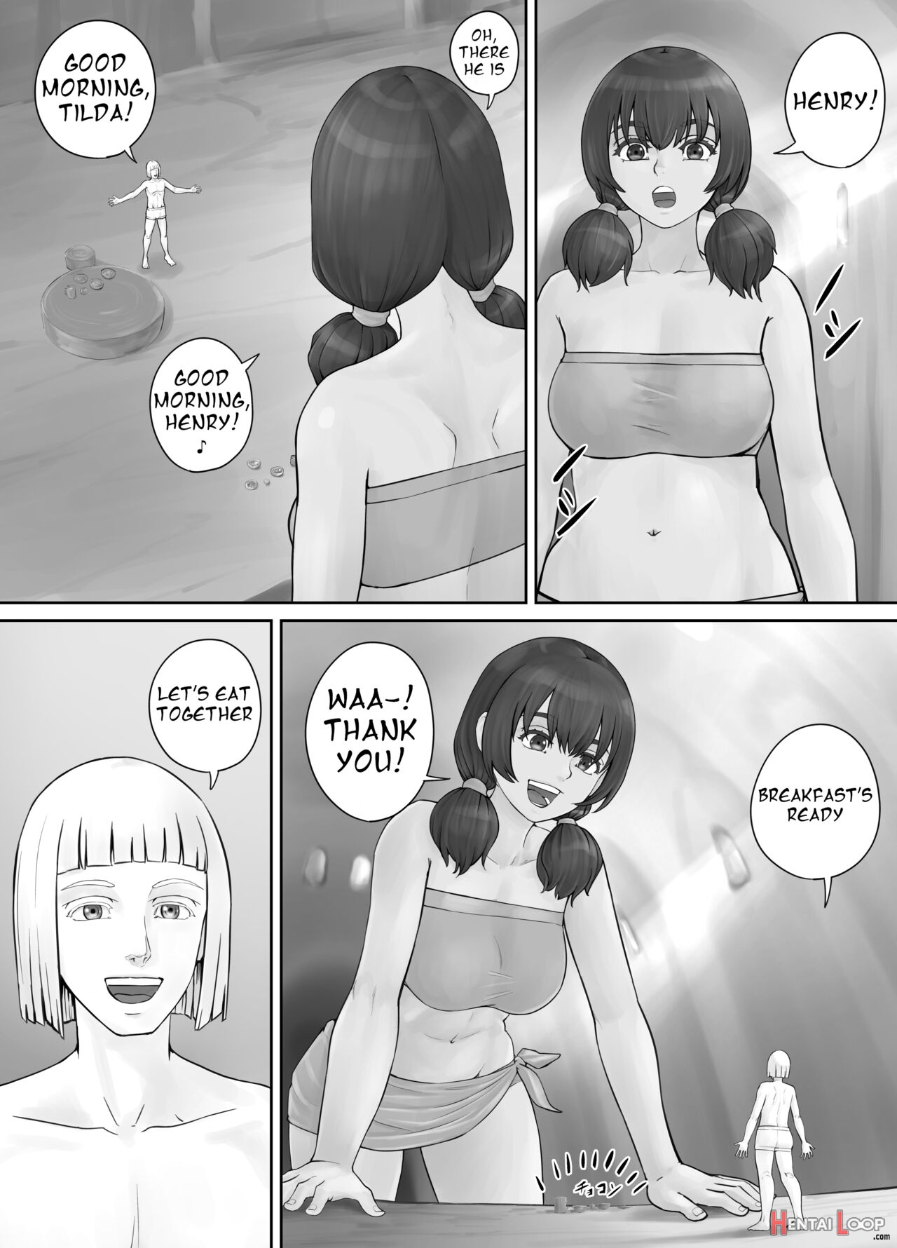 巨人娘ちゃん漫画 Ch.1-4（english Version） page 39