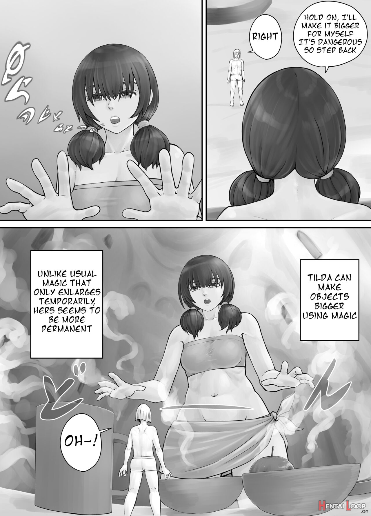 巨人娘ちゃん漫画 Ch.1-4（english Version） page 40