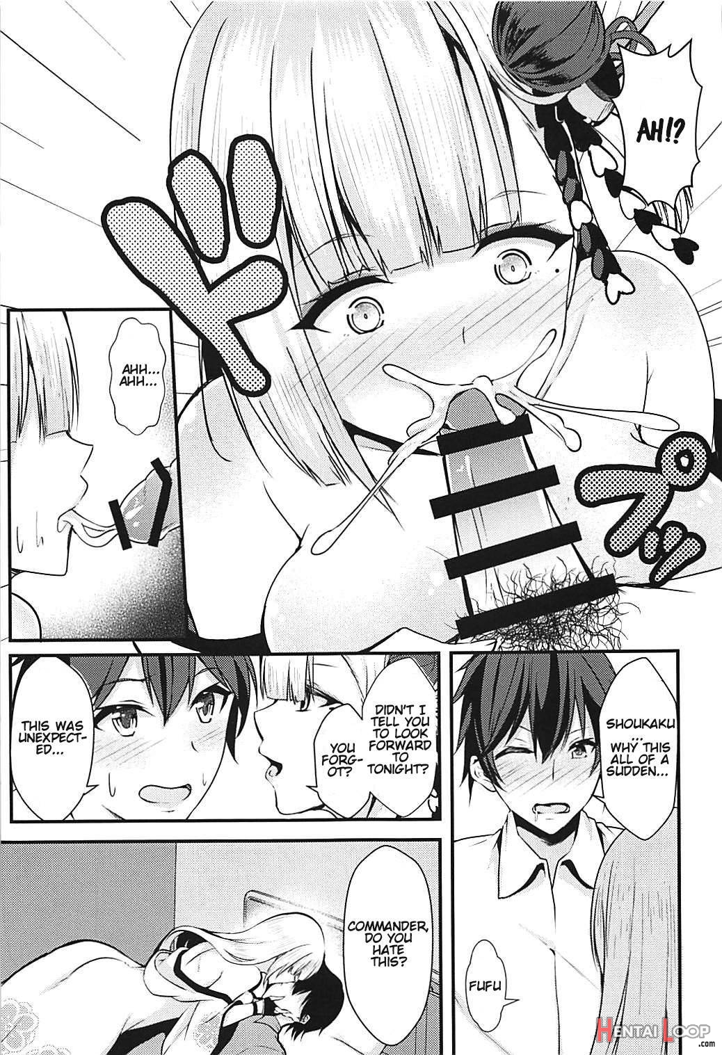 Ecchi na Shoukaku wa Dame desu ka? page 6