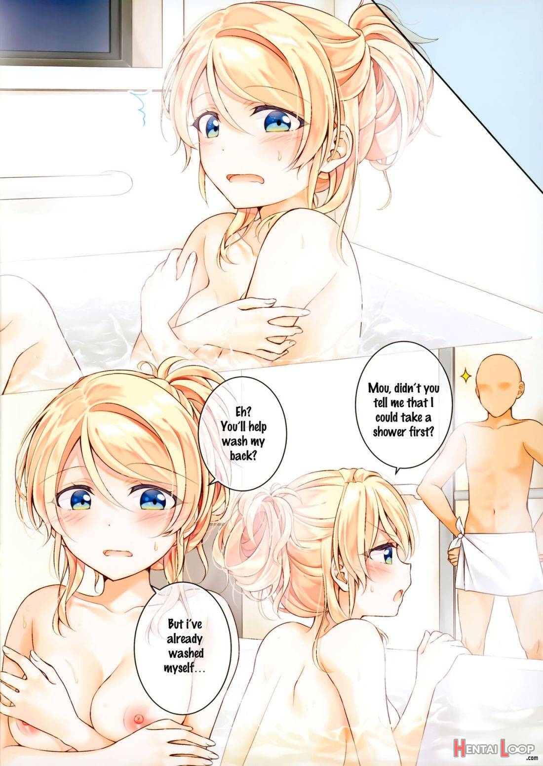 Eli-chan to Ofuro de Ecchi Suru Hon page 3