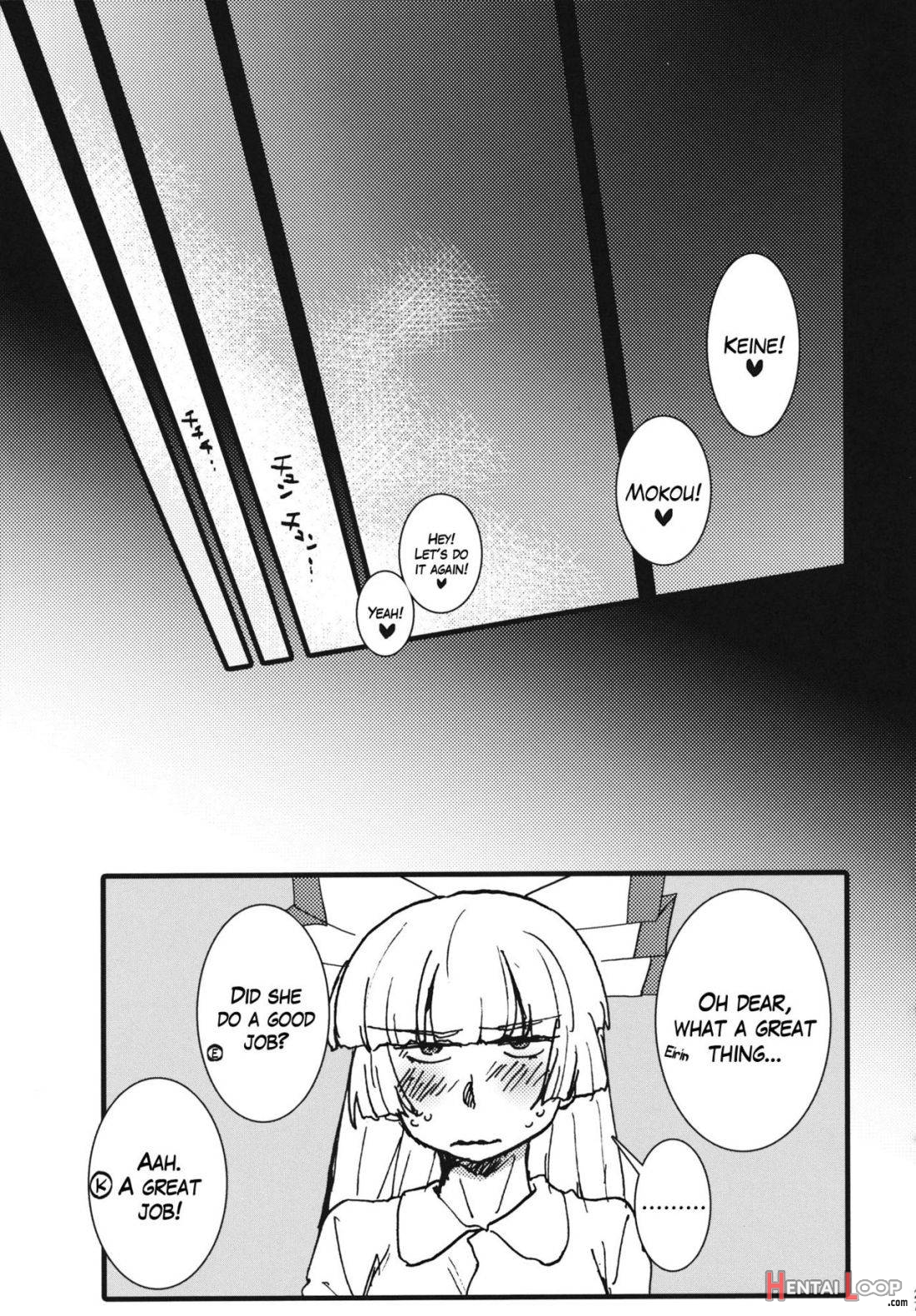 Fujiwara Mokou wa Shizukani Kurasenai page 26